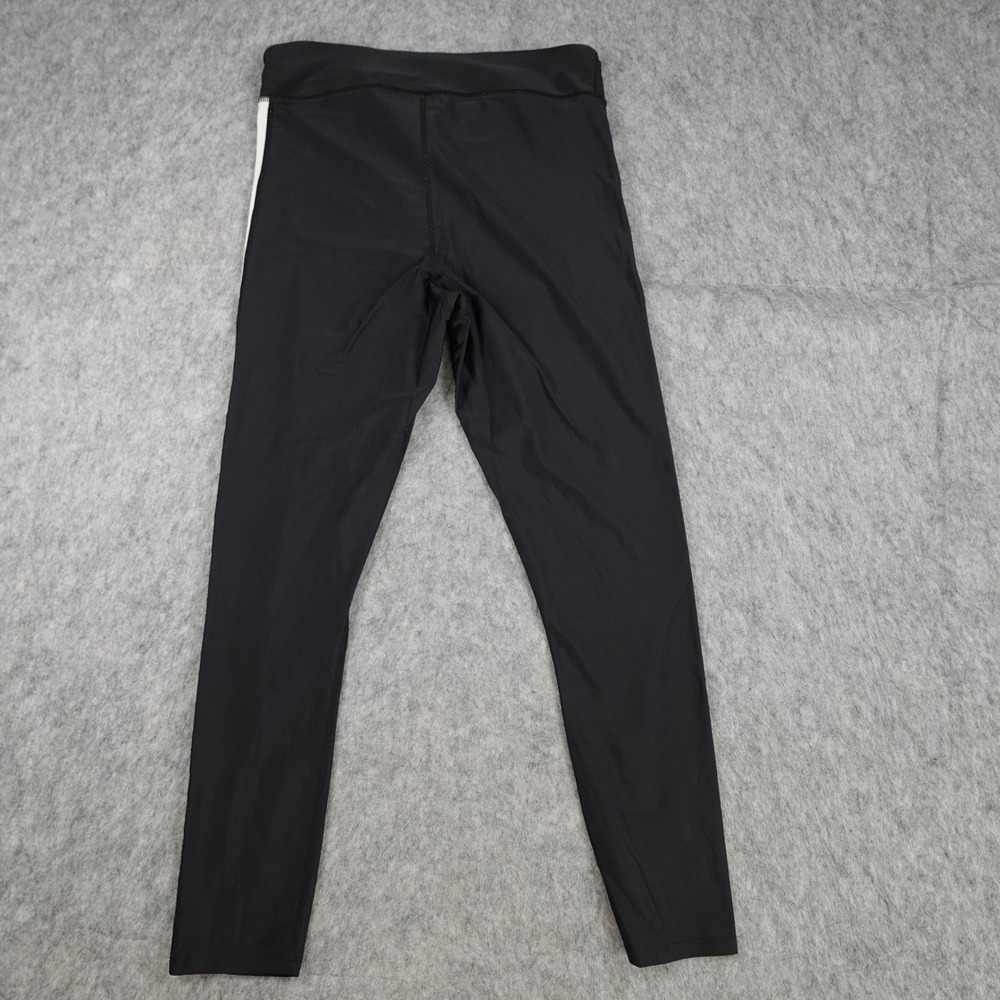 PE Nation Leggings Womens Large Black Brawler Side Stripe Logo Activewear - Picture 10 of 11